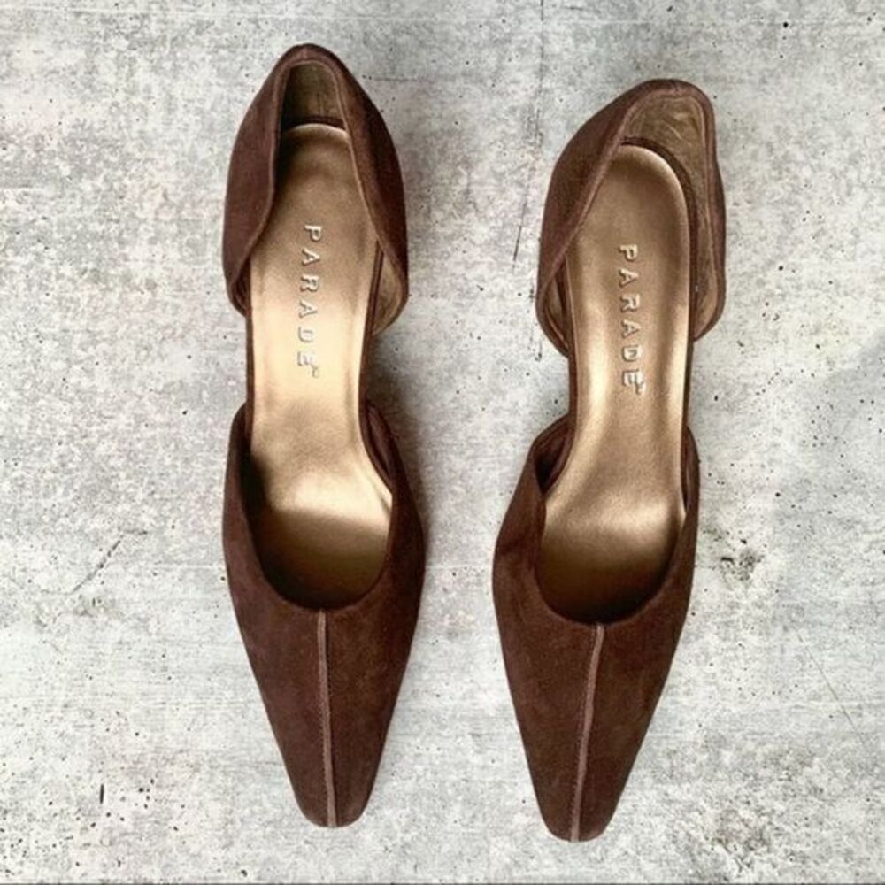 PARADE
Ladies Pointed Toe Heels Brown Leather SIZE 6.5
